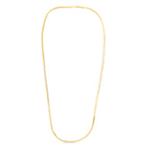 14K Gold 3Mm Imperial Herringbone Chain